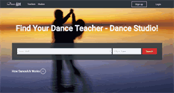 Desktop Screenshot of danceark.com